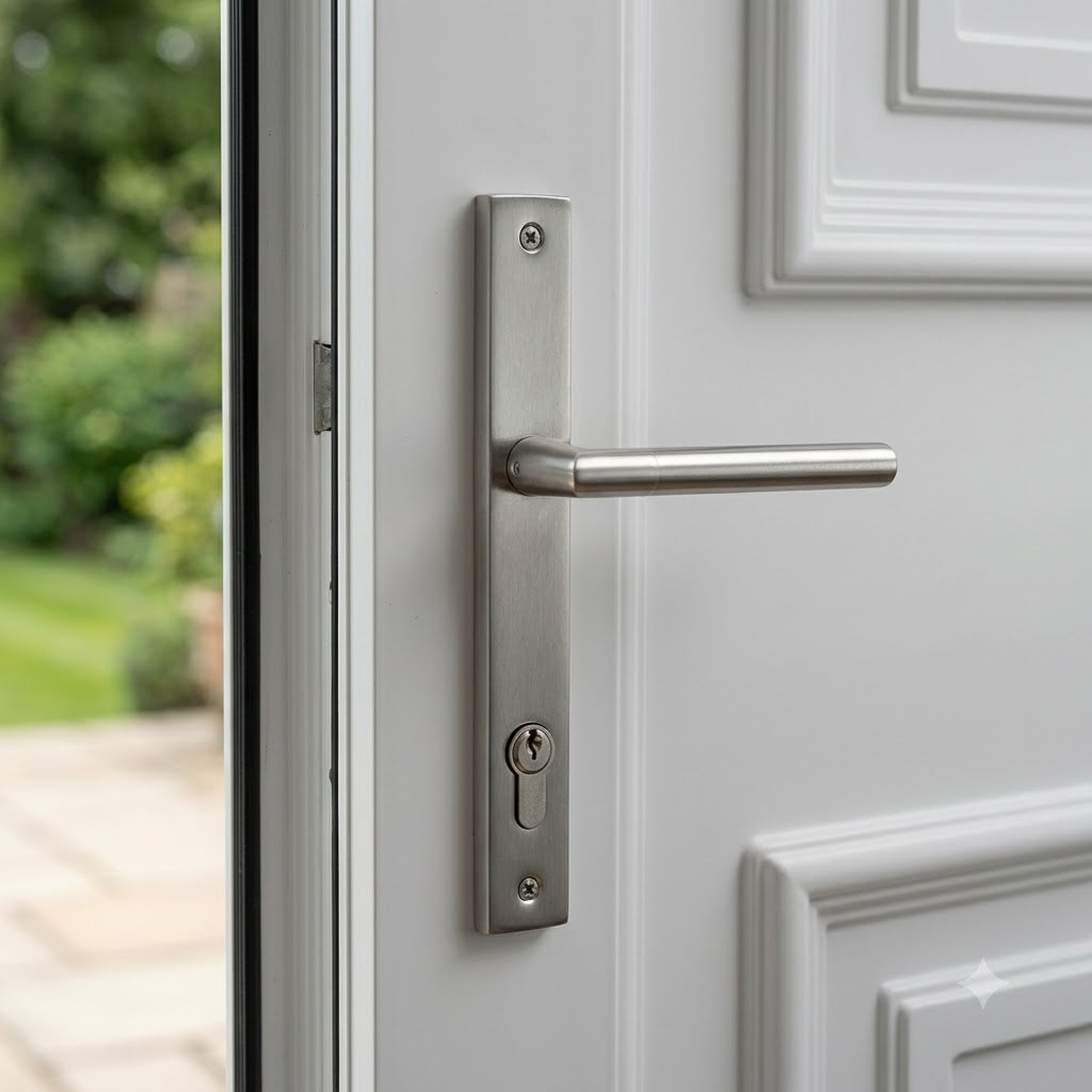 Newbury Lever Multipoint Door Handles - 92mm PZ Sprung 212mm Screw Centres (LEAD TIME: 2-3 DAYS)
