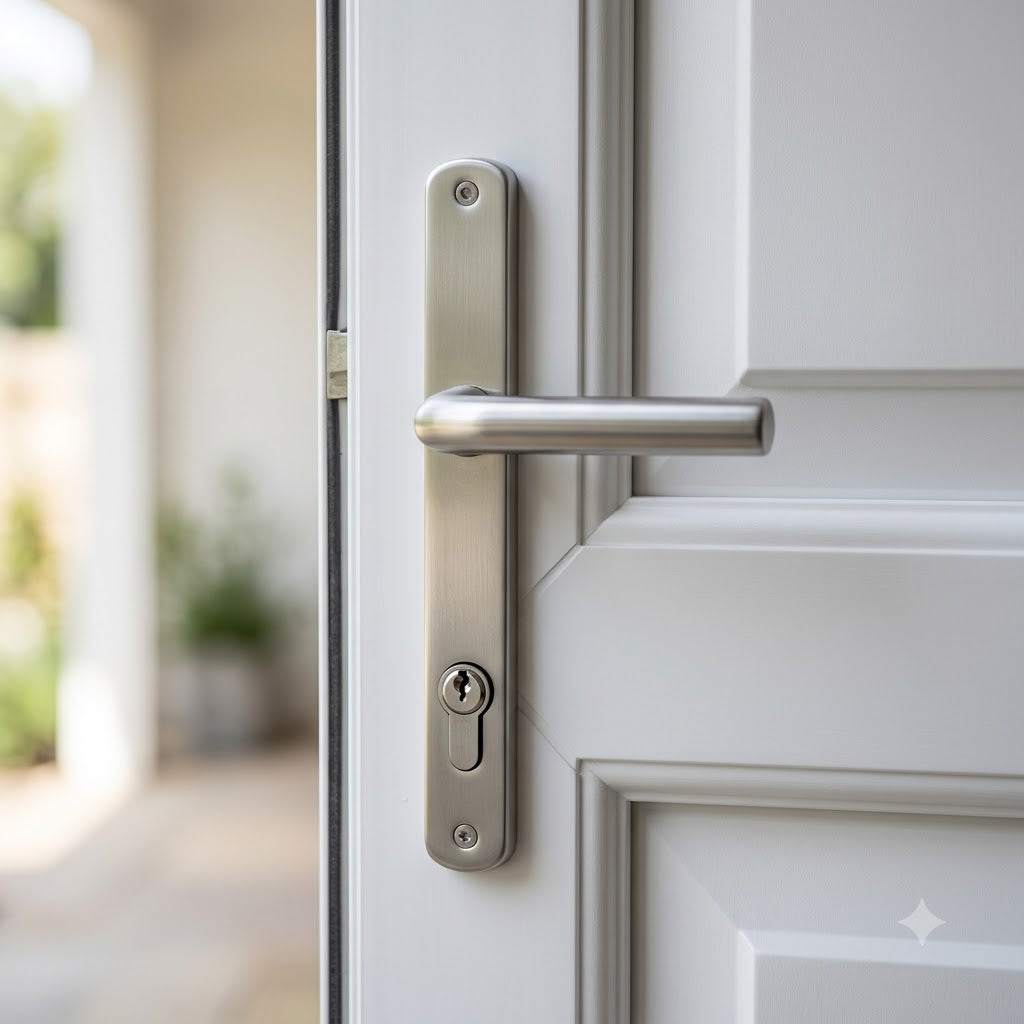 Newbury Lever Multipoint Door Handles - 92mm PZ Sprung 212mm Screw Centres (LEAD TIME: 2-3 DAYS)