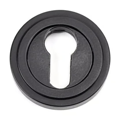 Round Euro Escutcheon - Art Deco (LEAD TIME: 2-3 DAYS)