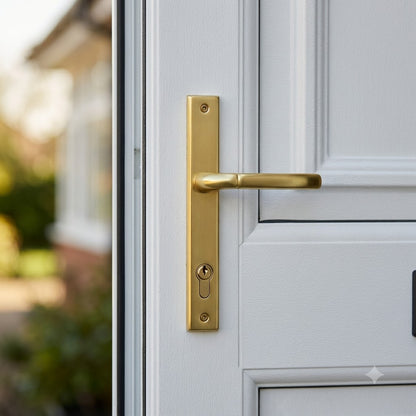 Newbury Lever Multipoint Door Handles - 92mm PZ Sprung 212mm Screw Centres (LEAD TIME: 2-3 DAYS)