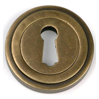 Round Escutcheon - Art Deco (LEAD TIME: 2-3 DAYS)