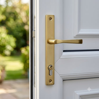 Lever Multipoint Door Handles - 92mm PZ Sprung 212mm Screw Centres (LEAD TIME: 2-3 DAYS)