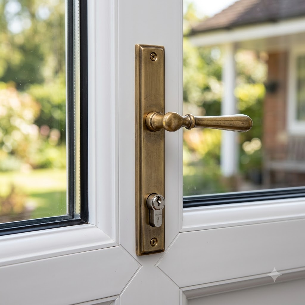 Newbury Lever Multipoint Door Handles - 92mm PZ Sprung 212mm Screw Centres (LEAD TIME: 2-3 DAYS)