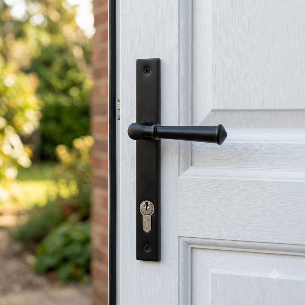 From the Regency Slim Lever/Lever Multipoint Door Handles - 92mm PZ Sprung 215mm Screw Centres (LEAD TIME: 2-3 DAYS)