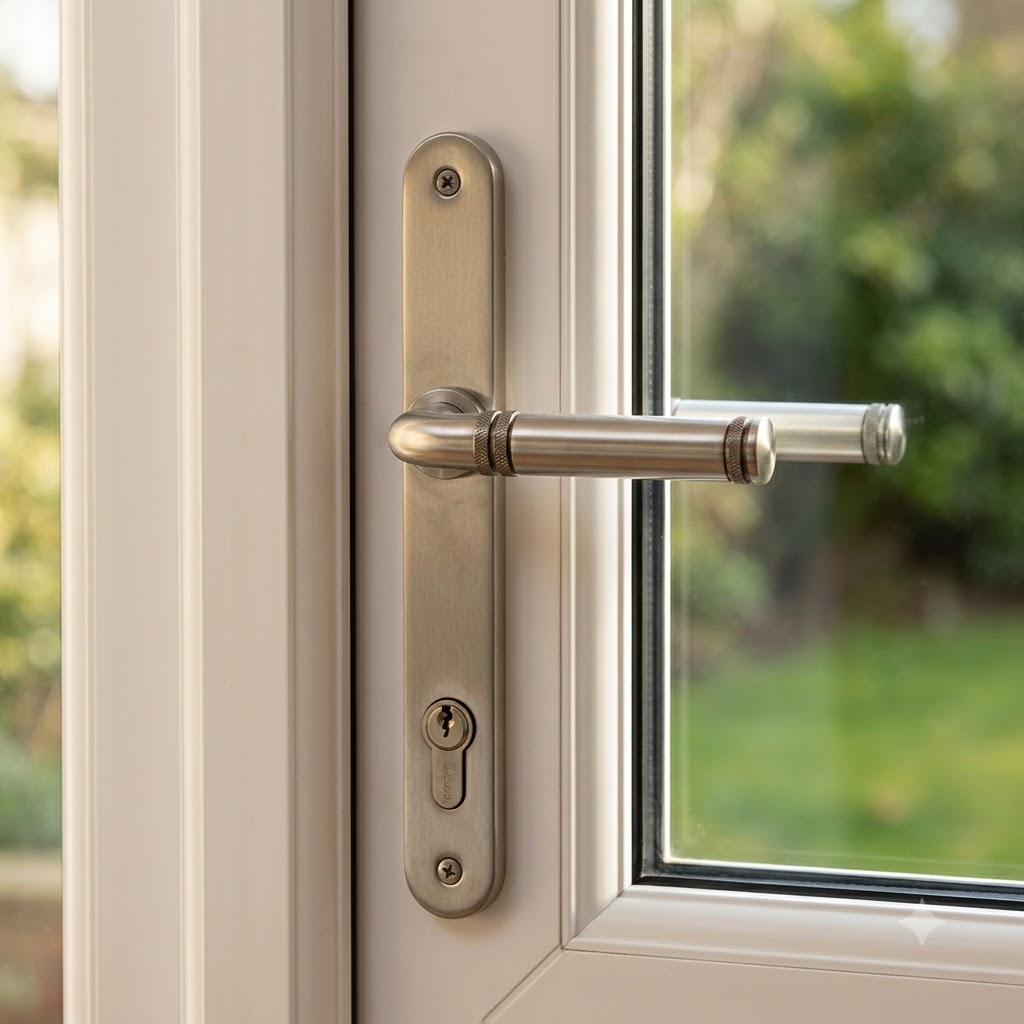 From the Regency Slim Lever/Lever Multipoint Door Handles - 92mm PZ Sprung 215mm Screw Centres (LEAD TIME: 2-3 DAYS)