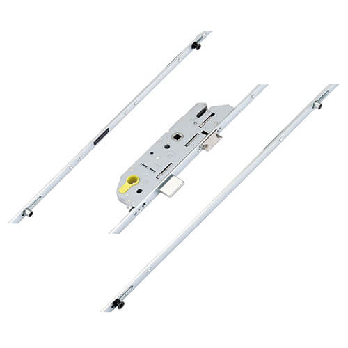 855 Type 2 Latch Deadbolt 2 Rollers 2 Mushrooms Key Wind Operated Multipoint Door Lock