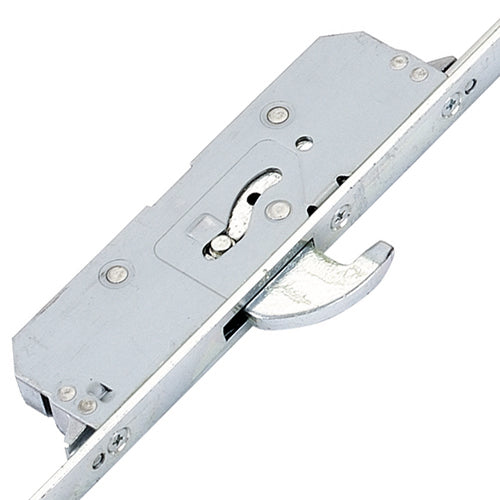 Latch Deadbolt 2 Rollers 2 Hooks Key Wind Operated Multipoint Door Lock (top hook to spindle = 730mm)