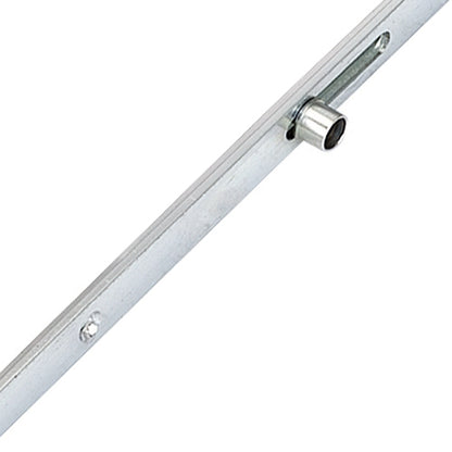 Latch Deadbolt 2 Rollers 2 Hooks Key Wind Operated Multipoint Door Lock (top hook to spindle = 730mm)