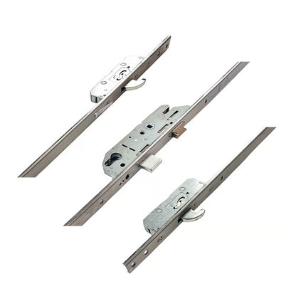Latch Deadbolt 2 Hook Bolts Keywind Multipoint Door Lock