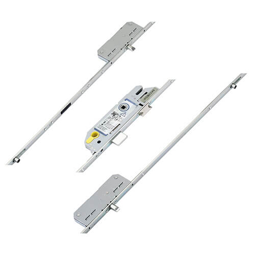 855 Type 8 Latch Deadbolt 2 Rollers 2 Pins Key Wind Operated Multipoint Door Lock
