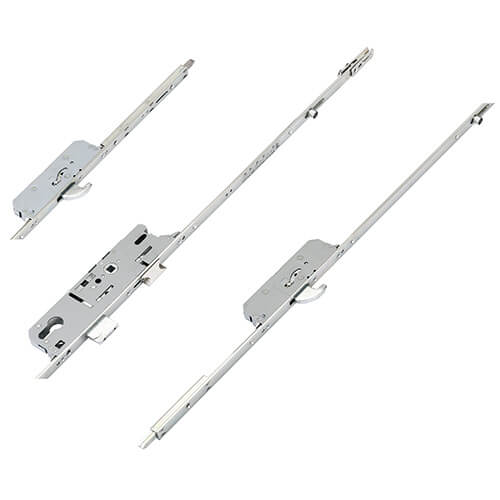 856 Type 6 Latch Deadbolt 2 Hooks 2 Rollers Lift Lever Multipoint Door Lock (2 part lock)