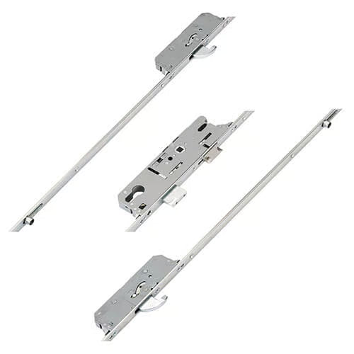 859 Type 3 Latch Deadbolt 2 Hooks 2 Rollers Split Spindle Multipoint Door Lock