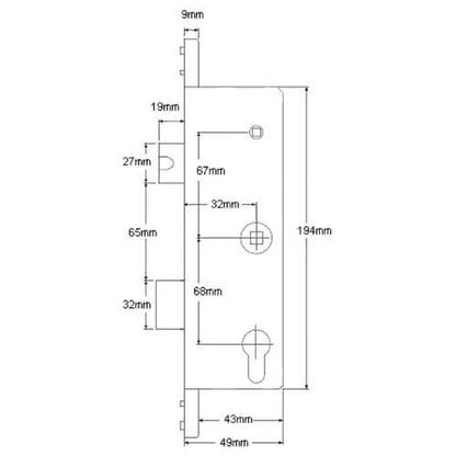SL16 Genuine Multipoint Gearbox - Lift Lever or Split Spindle