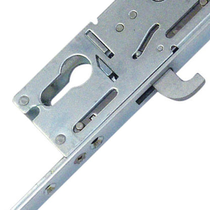 XL Latch 3 Hooks 2 Anti Lift Pins 2 Rollers Multipoint Door Lock - Option 1 (top hook to spindle = 518mm)