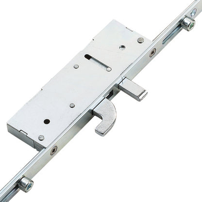 XL Latch 3 Hooks 2 Anti-Lift Pins 4 Rollers Multipoint Door Lock (top hook to spindle = 630mm)