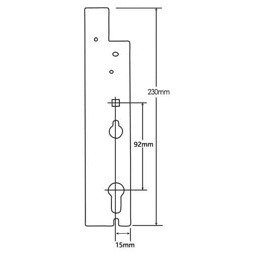 XL Passive Genuine Multipoint Gearbox - Lift Lever