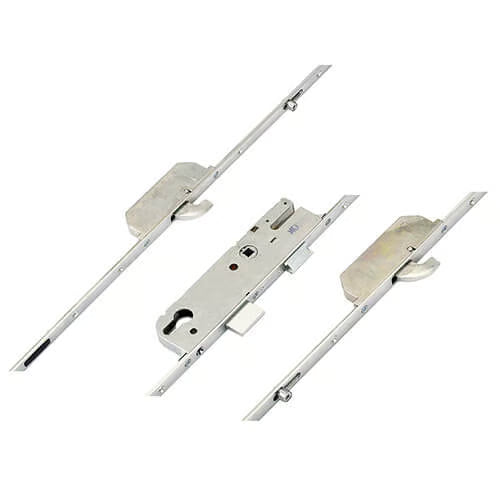 Latch Deadbolt 2 Hooks 2 Outboard Rollers Split Spindle Multipoint Door Lock (top hook to spindle = 440mm)