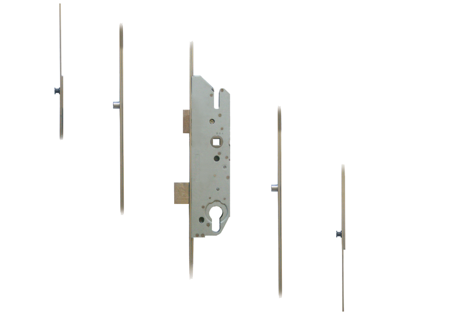 855 Type 2 Key Wind Latch & Deadbolt - 2 Roller & 2 Mushrooms