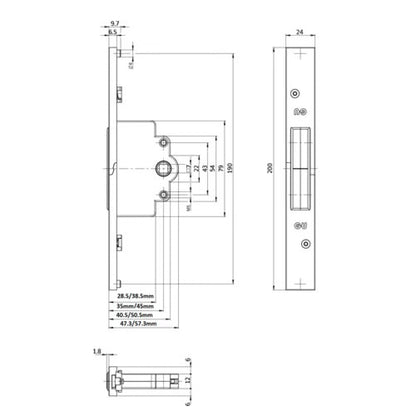 Alu Jet Bi-Fold Lock Case