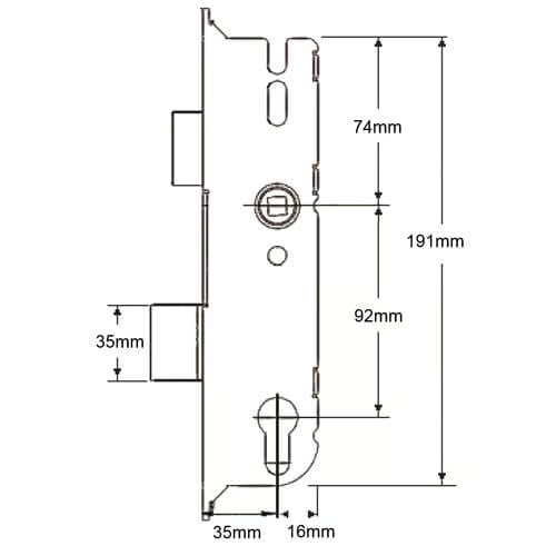 New Style Genuine Multipoint Gearbox - Fast Locking