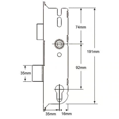 New Style Genuine Multipoint Gearbox - Fast Locking