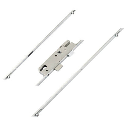 Europa Compact Latch Deadbolt 4 Rollers Lift Lever Multipoint Door Lock