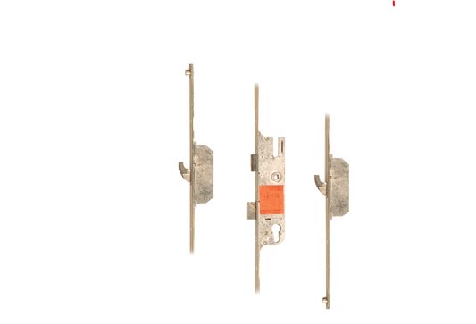 Lever Operated Latch & Deadbolt - 2 Short Hook 2 Outboard Roller