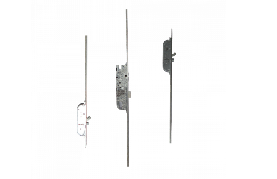 Lever Operated Latch & Deadbolt Split Spindle - 2 Hook 2