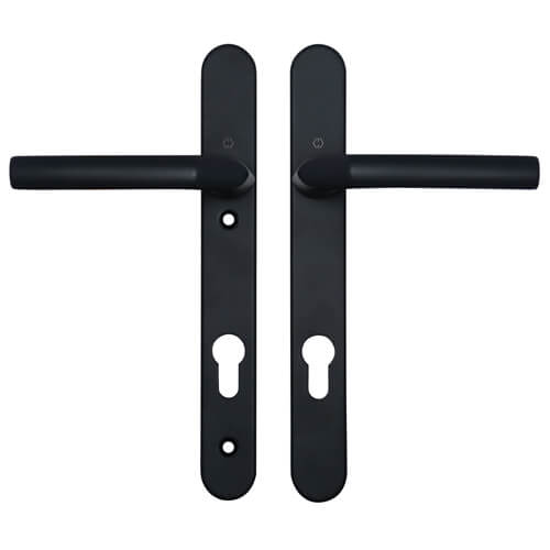 Birmingham Lever Lever UPVC Multipoint Door Handles - 92mm PZ Sprung 122mm Screw Centres