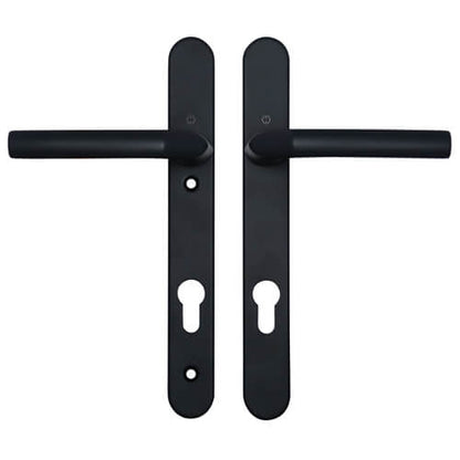 Birmingham Lever Lever UPVC Multipoint Door Handles - 92mm PZ Sprung 122mm Screw Centres