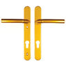Birmingham Lever Lever UPVC Multipoint Door Handles - 92mm PZ Sprung 122mm Screw Centres