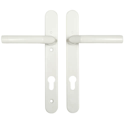 Birmingham Lever Lever UPVC Multipoint Door Handles - 92mm PZ Sprung 122mm Screw Centres