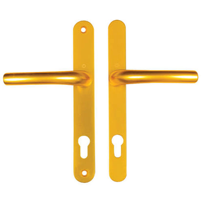 Tokyo Lever Lever UPVC Multipoint Door Handles - 92mm PZ Sprung 215mm Screw Centres
