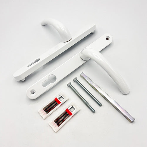 Tokyo Lever Lever UPVC Multipoint Door Handles - 92mm PZ Sprung 215mm Screw Centres