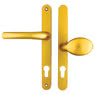Atlanta Lever Moveable Pad UPVC Multipoint Door Handles - 92mm/62mm PZ Sprung 215mm Screw Centres