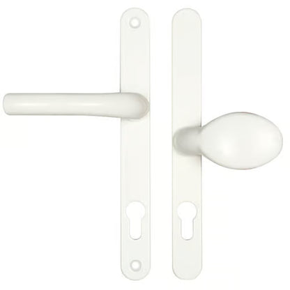 Atlanta Lever Moveable Pad UPVC Multipoint Door Handles - 92mm/62mm PZ Sprung 215mm Screw Centres