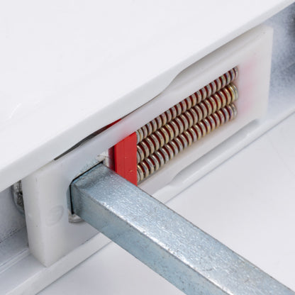 Atlanta Lever Moveable Pad UPVC Multipoint Door Handles - 92mm/62mm PZ Sprung 215mm Screw Centres