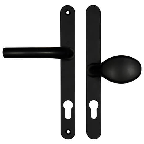 Atlanta Lever Moveable Pad UPVC Multipoint Door Handles - 92mm/62mm PZ Sprung 215mm Screw Centres