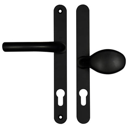 Atlanta Lever Moveable Pad UPVC Multipoint Door Handles - 92mm/62mm PZ Sprung 215mm Screw Centres
