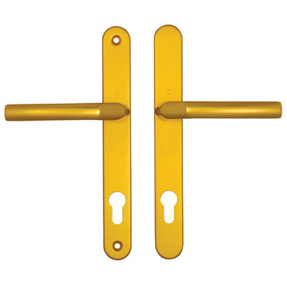 Lever UPVC Multipoint Door Handles - 92mm PZ 215mm Screw Centres