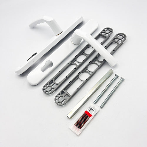 Lever UPVC Multipoint Door Handles - 92mm PZ 215mm Screw Centres