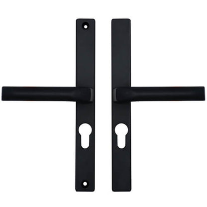 London Lever Lever UPVC Multipoint Door Handles - 48mm PZ Sprung 215mm Screw Centres