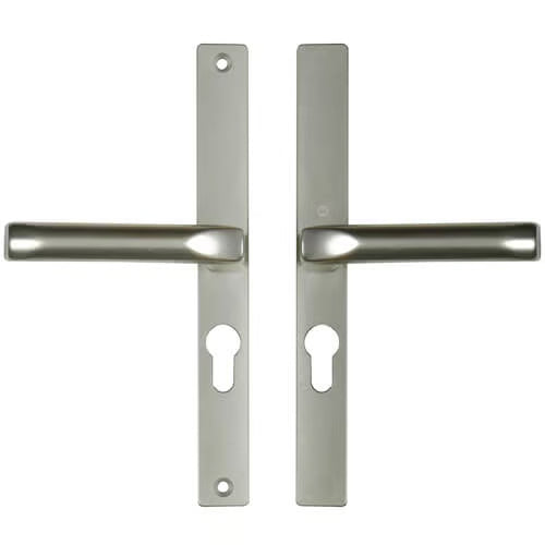 London Lever Lever UPVC Multipoint Door Handles - 48mm PZ Sprung 215mm Screw Centres