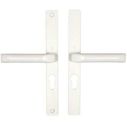 London Lever Lever UPVC Multipoint Door Handles - 48mm PZ Sprung 215mm Screw Centres