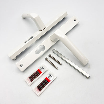 London Lever Lever UPVC Multipoint Door Handles - 48mm PZ Sprung 215mm Screw Centres