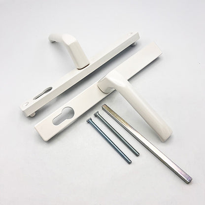 Lever UPVC Multipoint Door Handles - 70mm PZ Unsprung 215mm Screw Centres