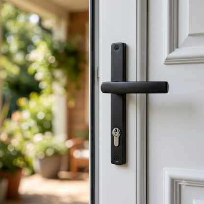 Lever UPVC Multipoint Door Handles - 70mm PZ Unsprung 180mm Screw Centres
