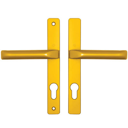 Lever UPVC Multipoint Door Handles - 70mm PZ Unsprung 180mm Screw Centres