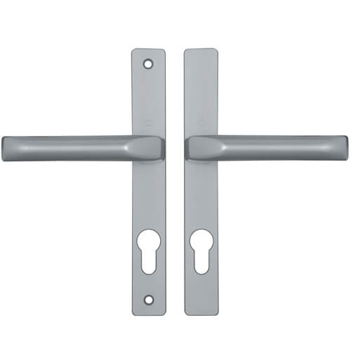 Lever UPVC Multipoint Door Handles - 70mm PZ Unsprung 180mm Screw Centres