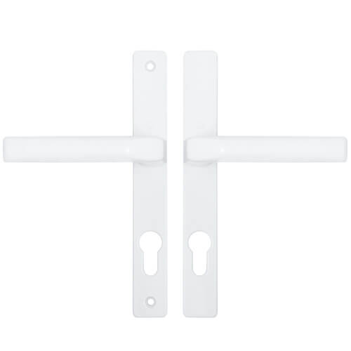 Lever UPVC Multipoint Door Handles - 70mm PZ Unsprung 180mm Screw Centres
